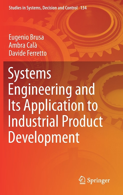 Couverture_Systems Engineering And Its Application To Industrial Product Development