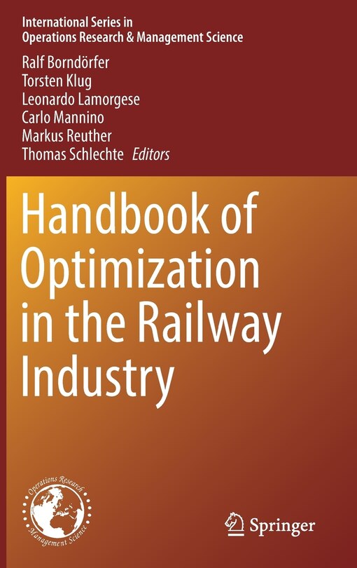 Couverture_Handbook Of Optimization In The Railway Industry