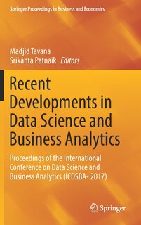 Couverture_Recent Developments In Data Science And Business Analytics