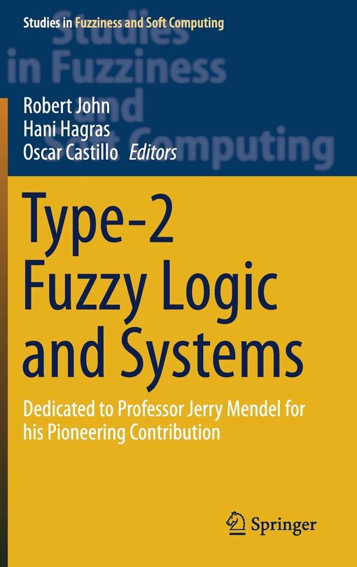 Front cover_Type-2 Fuzzy Logic And Systems