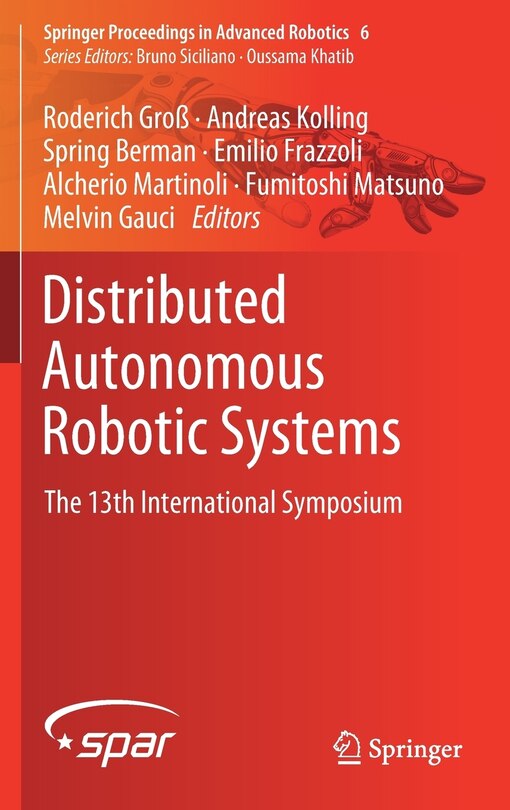 Front cover_Distributed Autonomous Robotic Systems