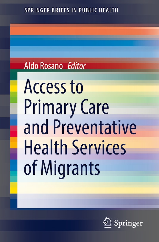 Front cover_Access To Primary Care And Preventative Health Services Of Migrants