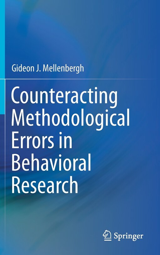Couverture_Counteracting Methodological Errors In Behavioral Research