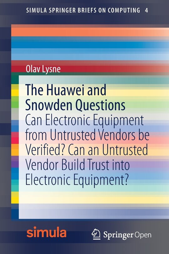 Front cover_The Huawei And Snowden Questions