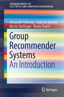 Front cover_Group Recommender Systems