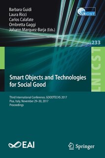 Front cover_Smart Objects And Technologies For Social Good