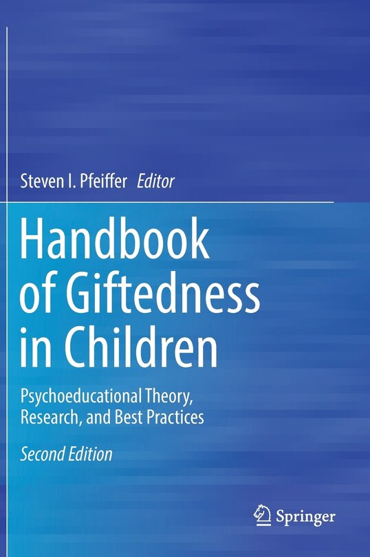 Front cover_Handbook Of Giftedness In Children
