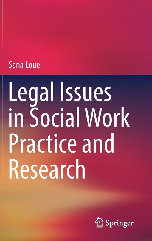 Couverture_Legal Issues In Social Work Practice And Research