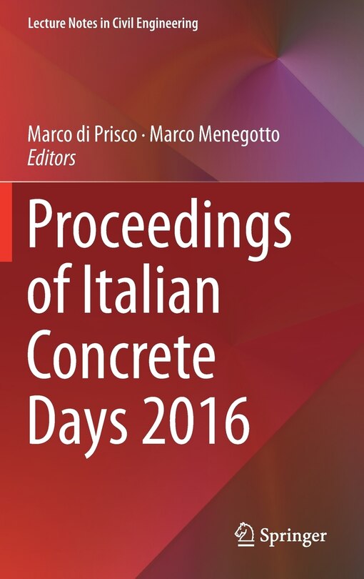 Front cover_Proceedings Of Italian Concrete Days 2016