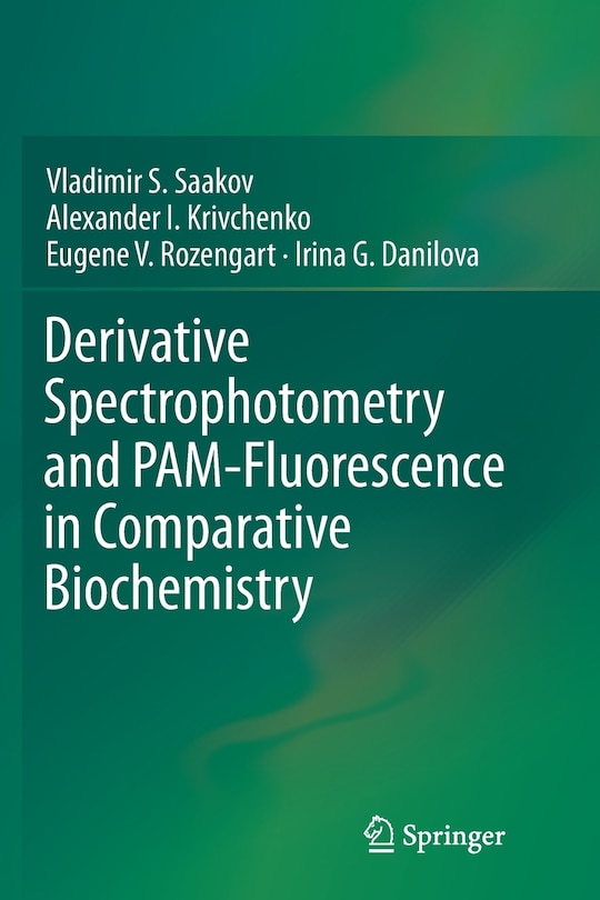 Front cover_Derivative Spectrophotometry And Pam-fluorescence In Comparative Biochemistry