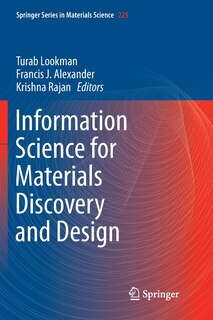 Couverture_Information Science for Materials Discovery and Design