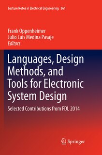 Couverture_Languages, Design Methods, and Tools for Electronic System Design