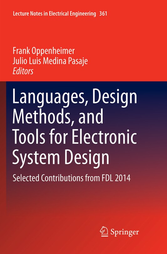 Couverture_Languages, Design Methods, and Tools for Electronic System Design