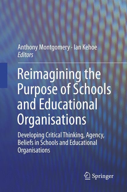 Couverture_Reimagining The Purpose Of Schools And Educational Organisations