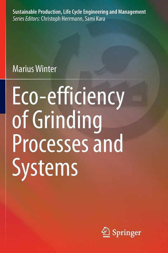 Couverture_Eco-efficiency of Grinding Processes and Systems