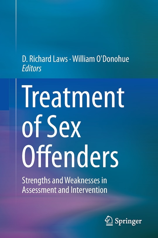 Front cover_Treatment Of Sex Offenders
