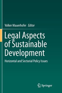 Front cover_Legal Aspects of Sustainable Development