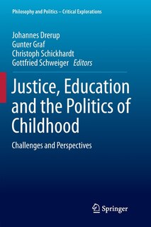 Couverture_Justice, Education And The Politics Of Childhood