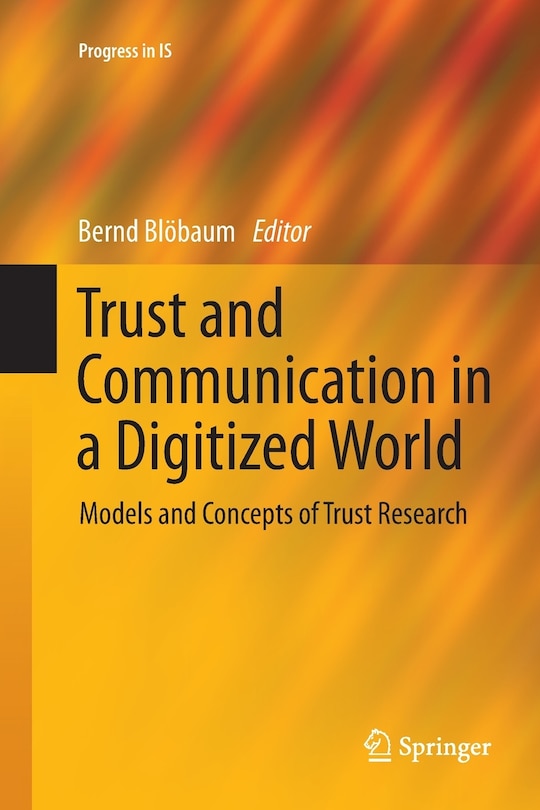 Couverture_Trust and Communication in a Digitized World