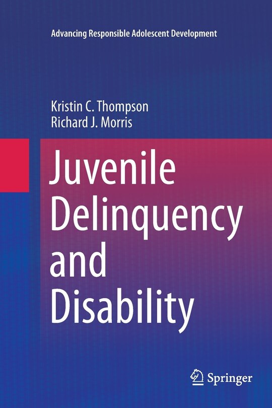 Front cover_Juvenile Delinquency And Disability