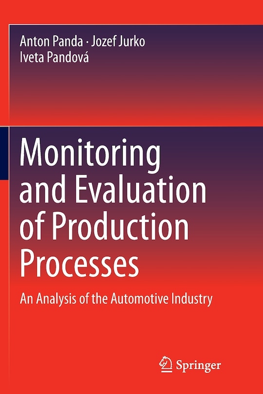 Couverture_Monitoring And Evaluation Of Production Processes