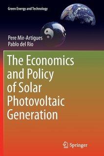 Couverture_The Economics And Policy Of Solar Photovoltaic Generation