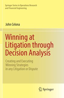 Couverture_Winning At Litigation Through Decision Analysis