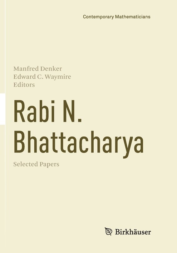Front cover_Rabi N. Bhattacharya