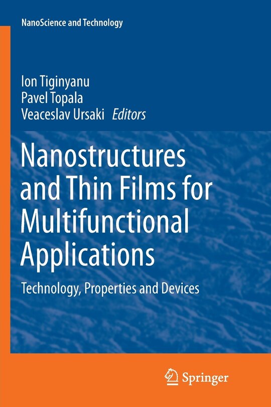 Couverture_Nanostructures And Thin Films For Multifunctional Applications
