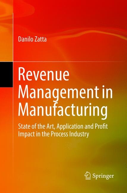 Front cover_Revenue Management In Manufacturing