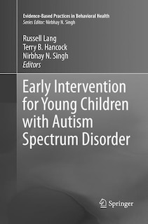 Front cover_Early Intervention For Young Children With Autism Spectrum Disorder