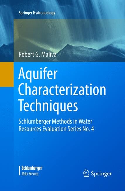 Front cover_Aquifer Characterization Techniques