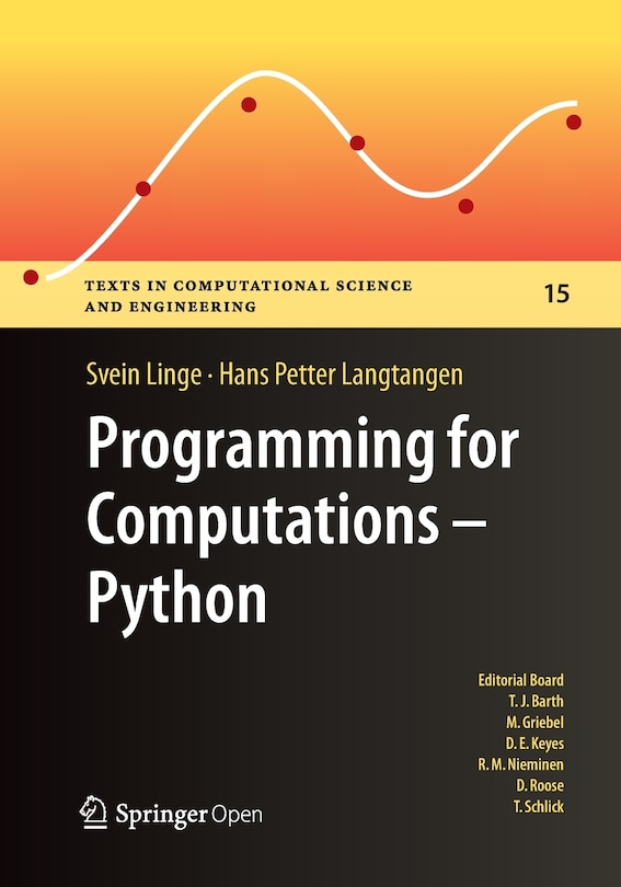 Couverture_Programming For Computations - Python