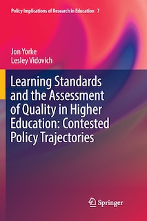 Front cover_Learning Standards And The Assessment Of Quality In Higher Education