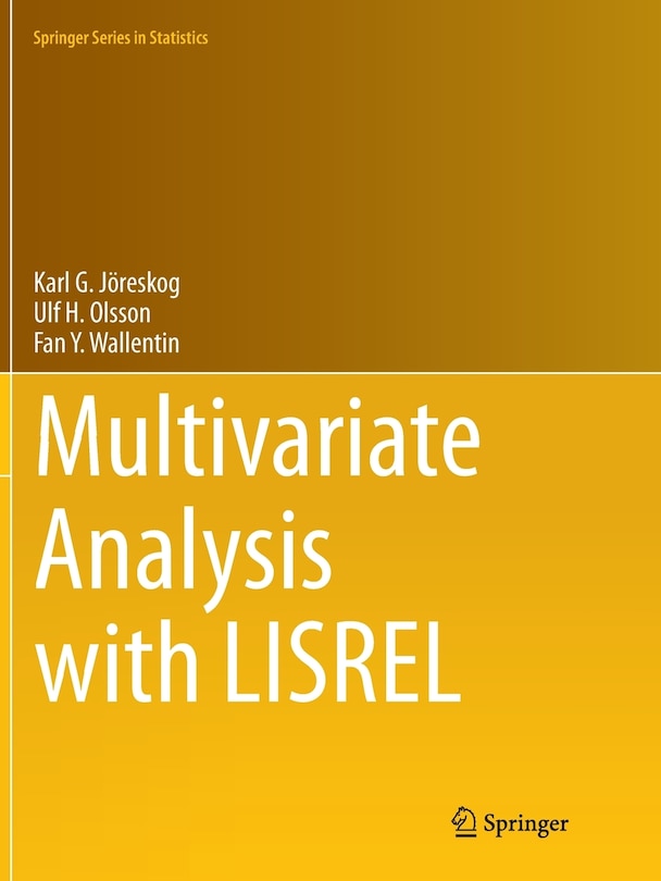 Front cover_Multivariate Analysis With Lisrel