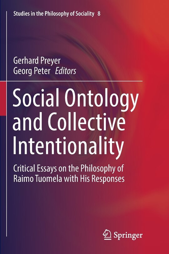 Couverture_Social Ontology And Collective Intentionality