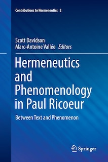 Front cover_Hermeneutics And Phenomenology In Paul Ricoeur