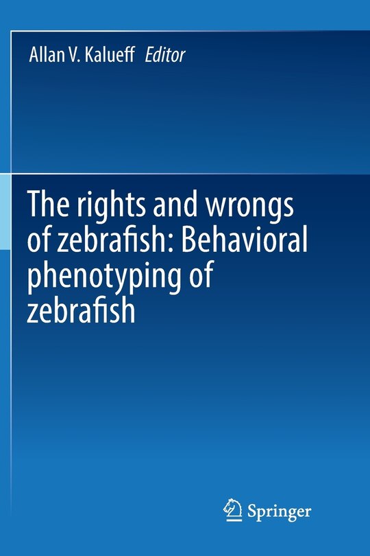 Front cover_The Rights And Wrongs Of Zebrafish