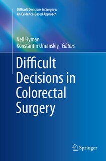 Couverture_Difficult Decisions In Colorectal Surgery