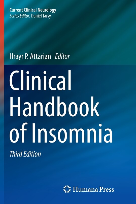 Front cover_Clinical Handbook Of Insomnia