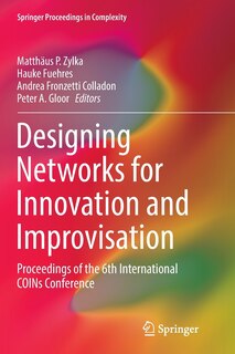Couverture_Designing Networks For Innovation And Improvisation