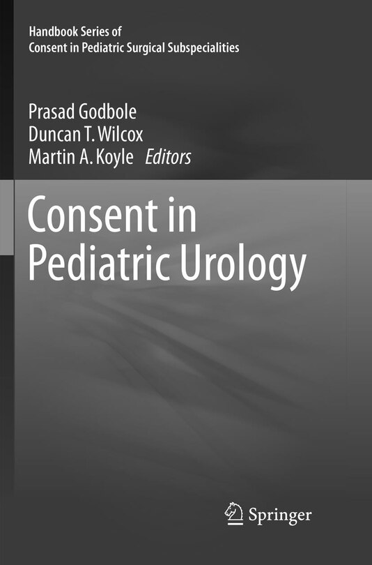 Front cover_Consent In Pediatric Urology