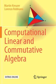 Front cover_Computational Linear And Commutative Algebra