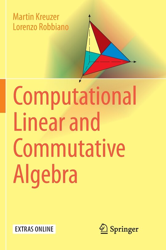 Front cover_Computational Linear And Commutative Algebra