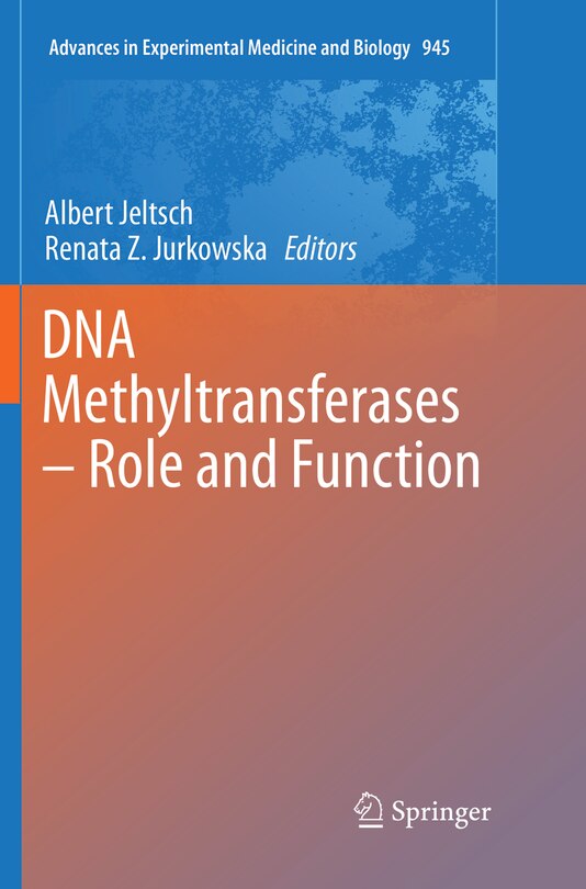 Front cover_Dna Methyltransferases - Role And Function