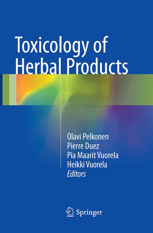 Couverture_Toxicology Of Herbal Products