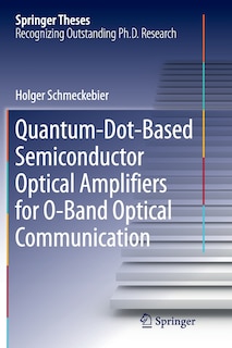 Couverture_Quantum-dot-based Semiconductor Optical Amplifiers For O-band Optical Communication