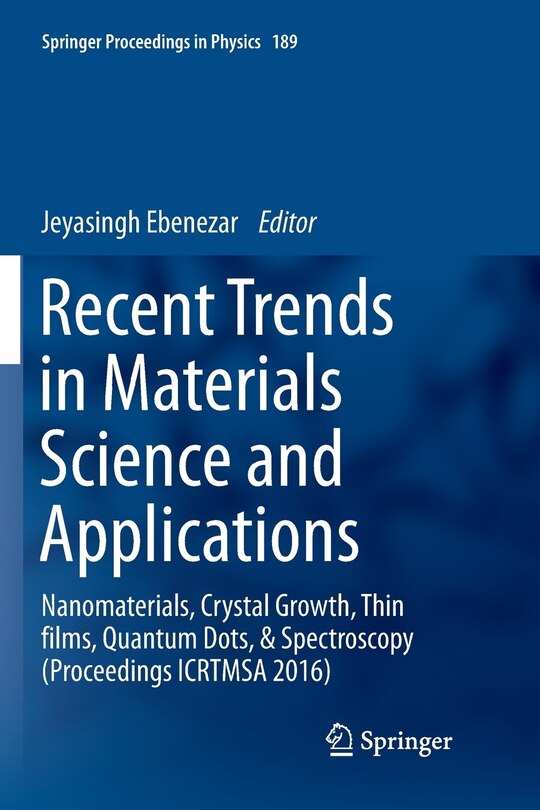 Couverture_Recent Trends In Materials Science And Applications