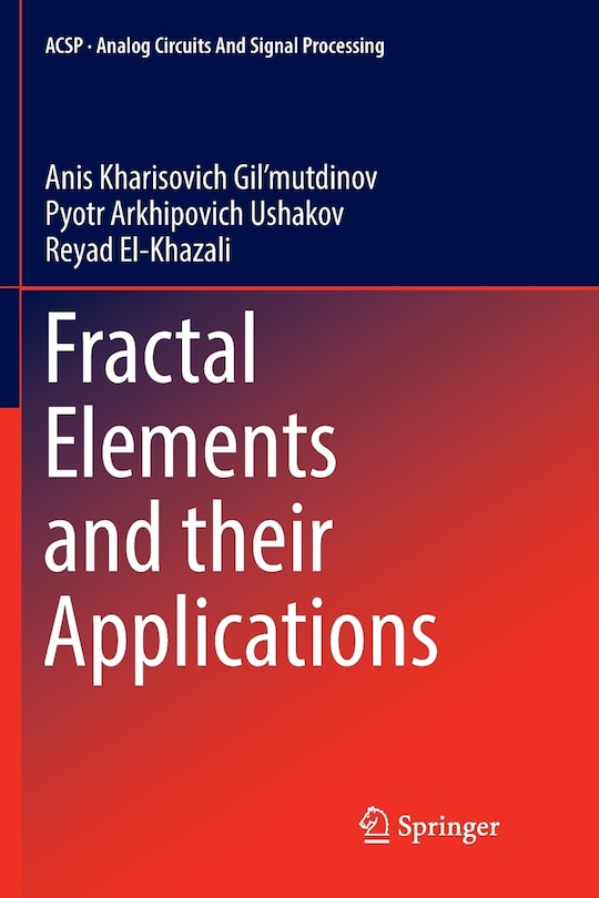 Couverture_Fractal Elements And Their Applications