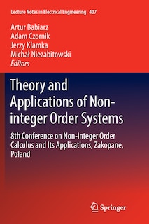Front cover_Theory And Applications Of Non-integer Order Systems